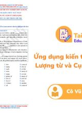 Ứng dụng kiến thức Ngữ pháp Lượng từ và Cụm từ chỉ lượng Cô Vũ Mai Phương